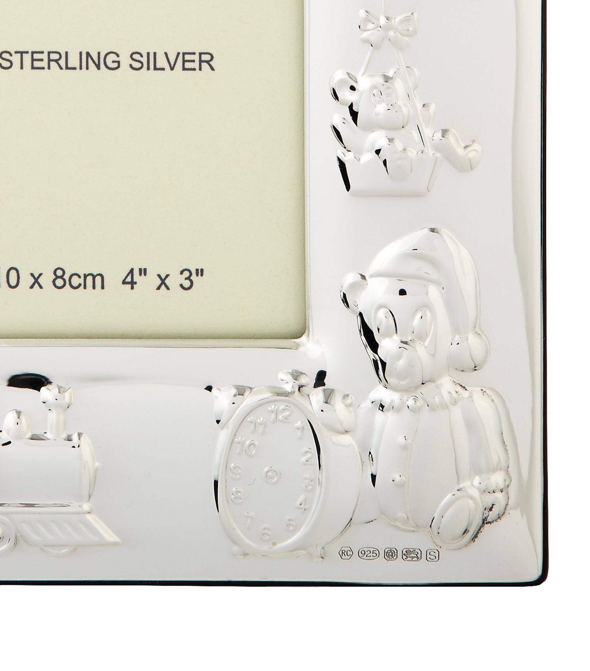 Carrs Silver Sterling Silver Toy Frame (4'' x 3'') SILVER
