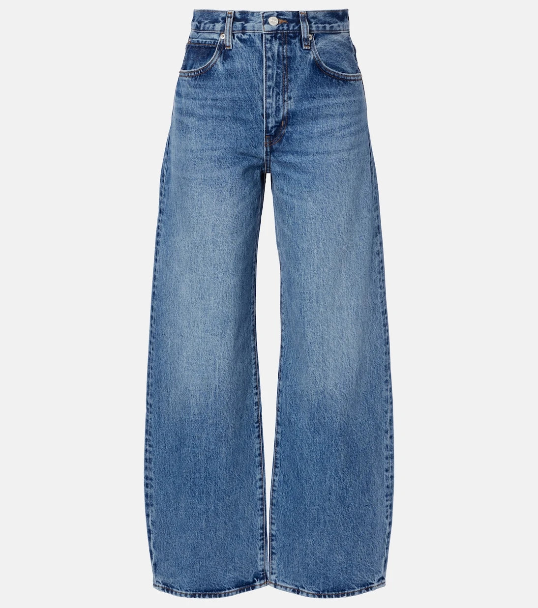Frame - Bow barrel-leg jeans