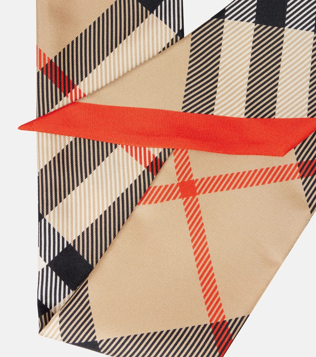 Burberry - Burberry Check silk twill scarf