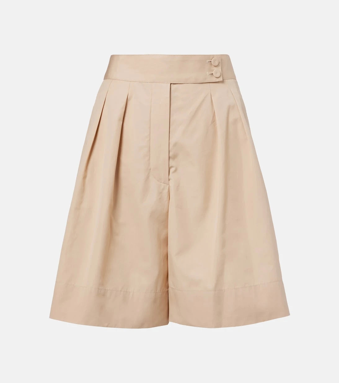 Loro Piana - Dorin cotton satin Bermuda shorts