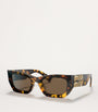 Brown Acetate 0MU 09WS Sunglasses