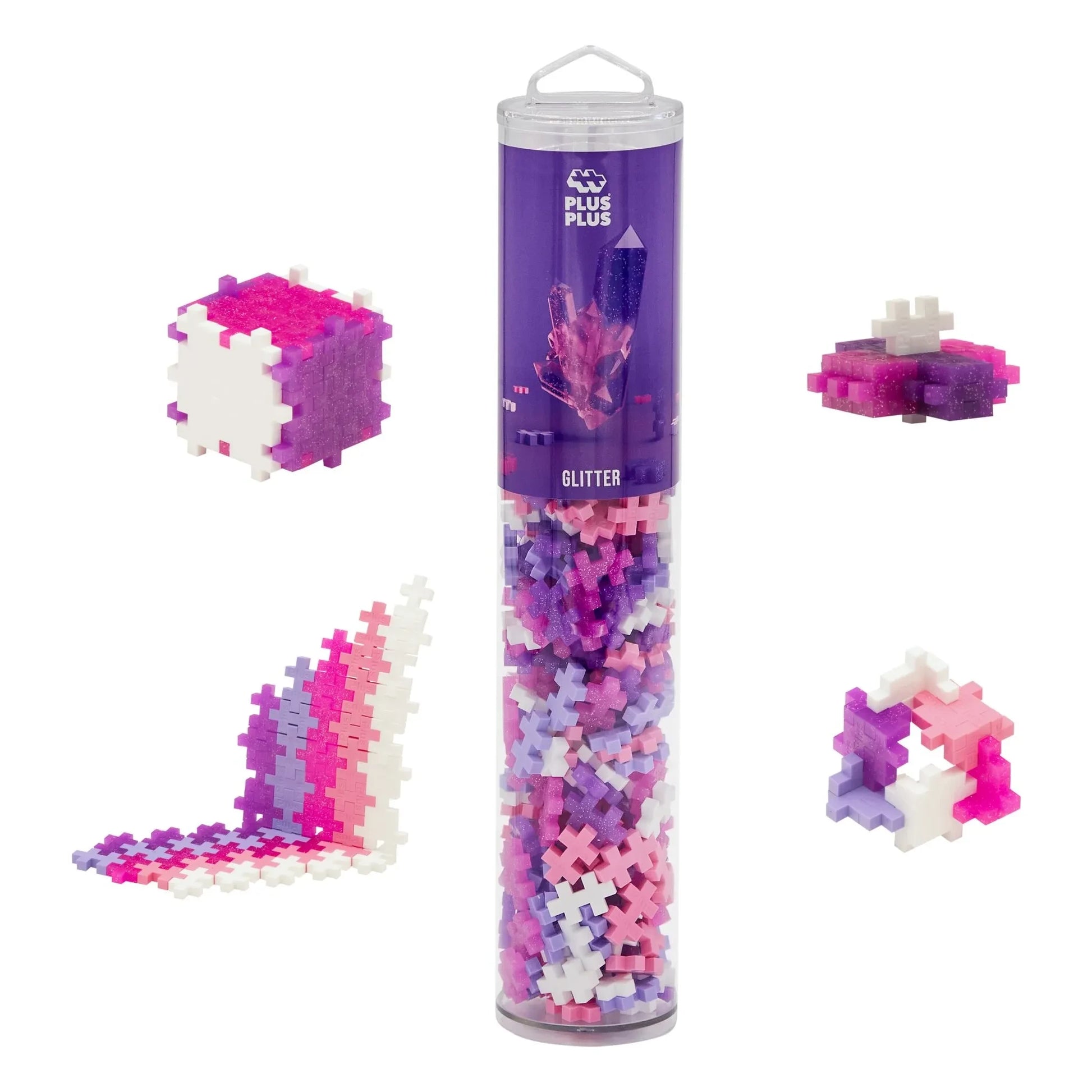 Plus-Plus - Glitter Tube - 240 pieces