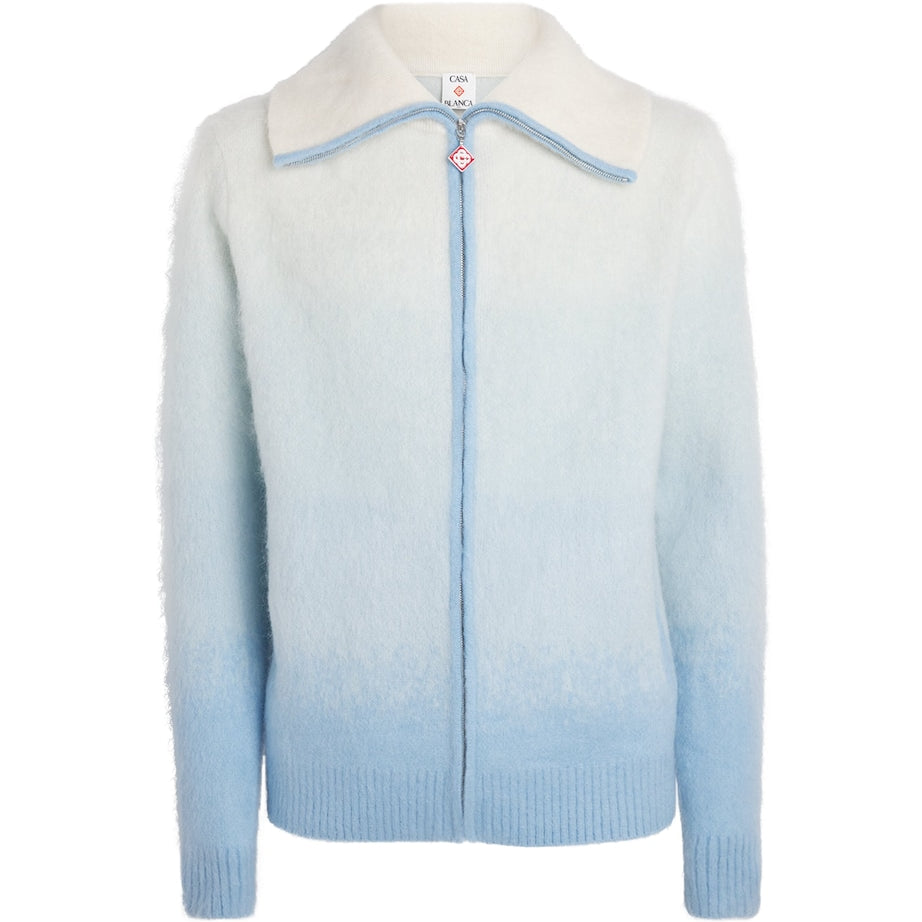 Casablanca Multi Wool-Mohair-Blend Gradient Jacket