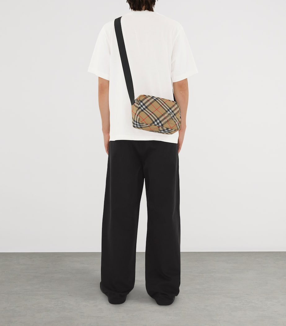 Check Cross-Body Bag
