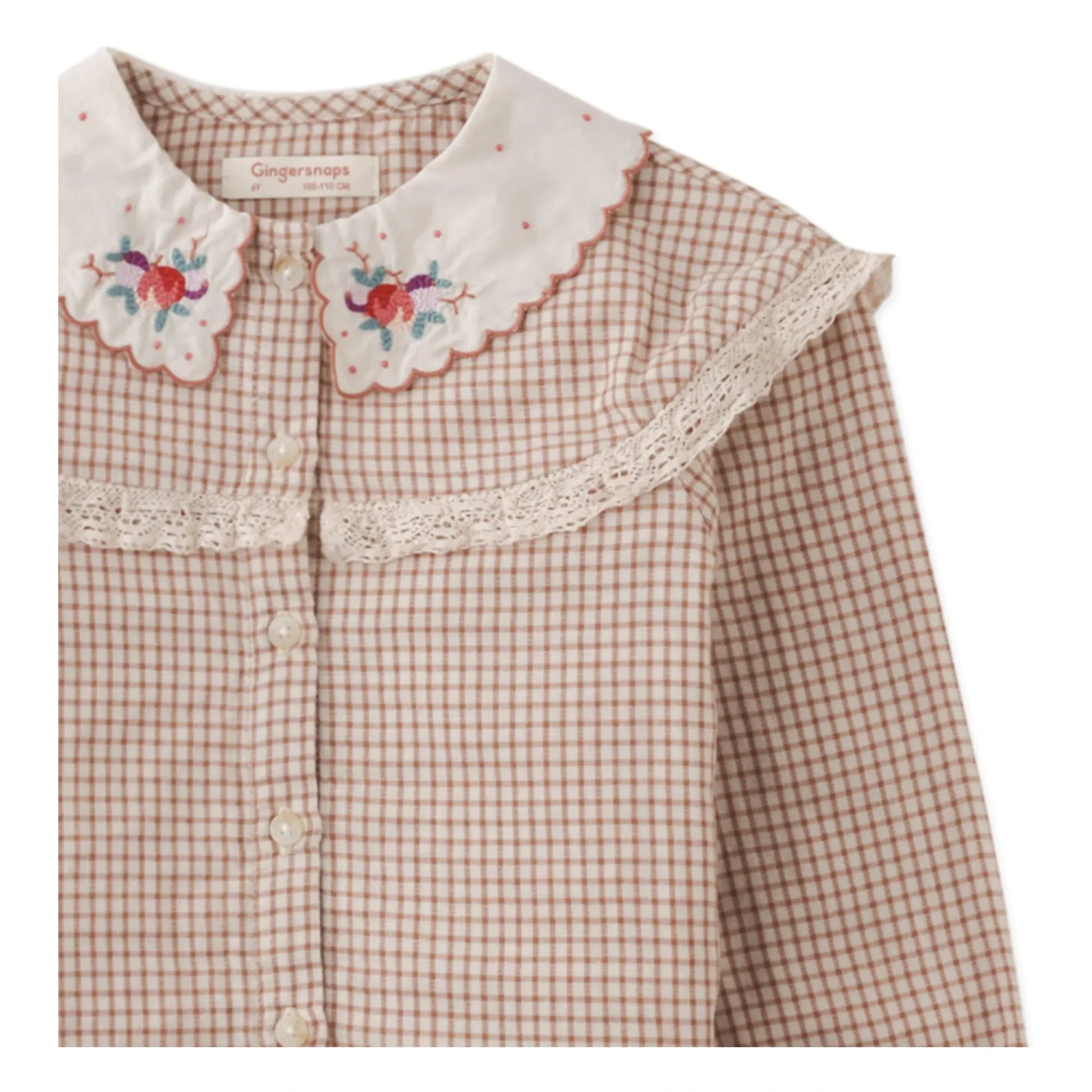 Gingersnaps - Bernadette blouse | Brown