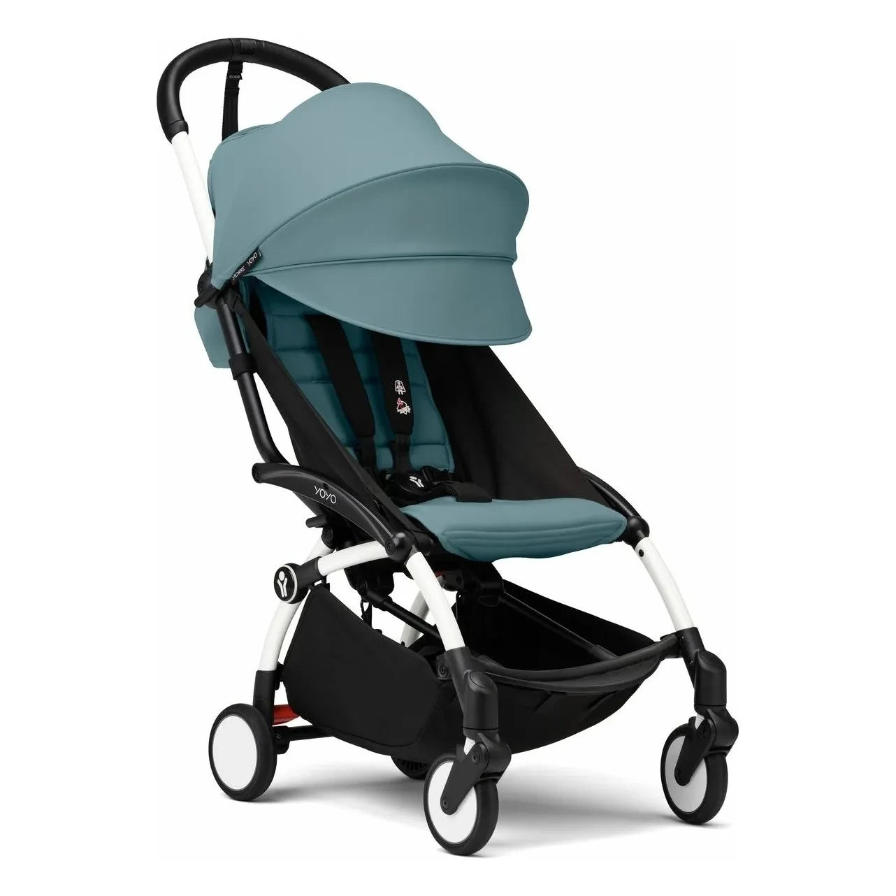 Stokke® - YOYO³ 6+ Pushchair White frame | Aqua