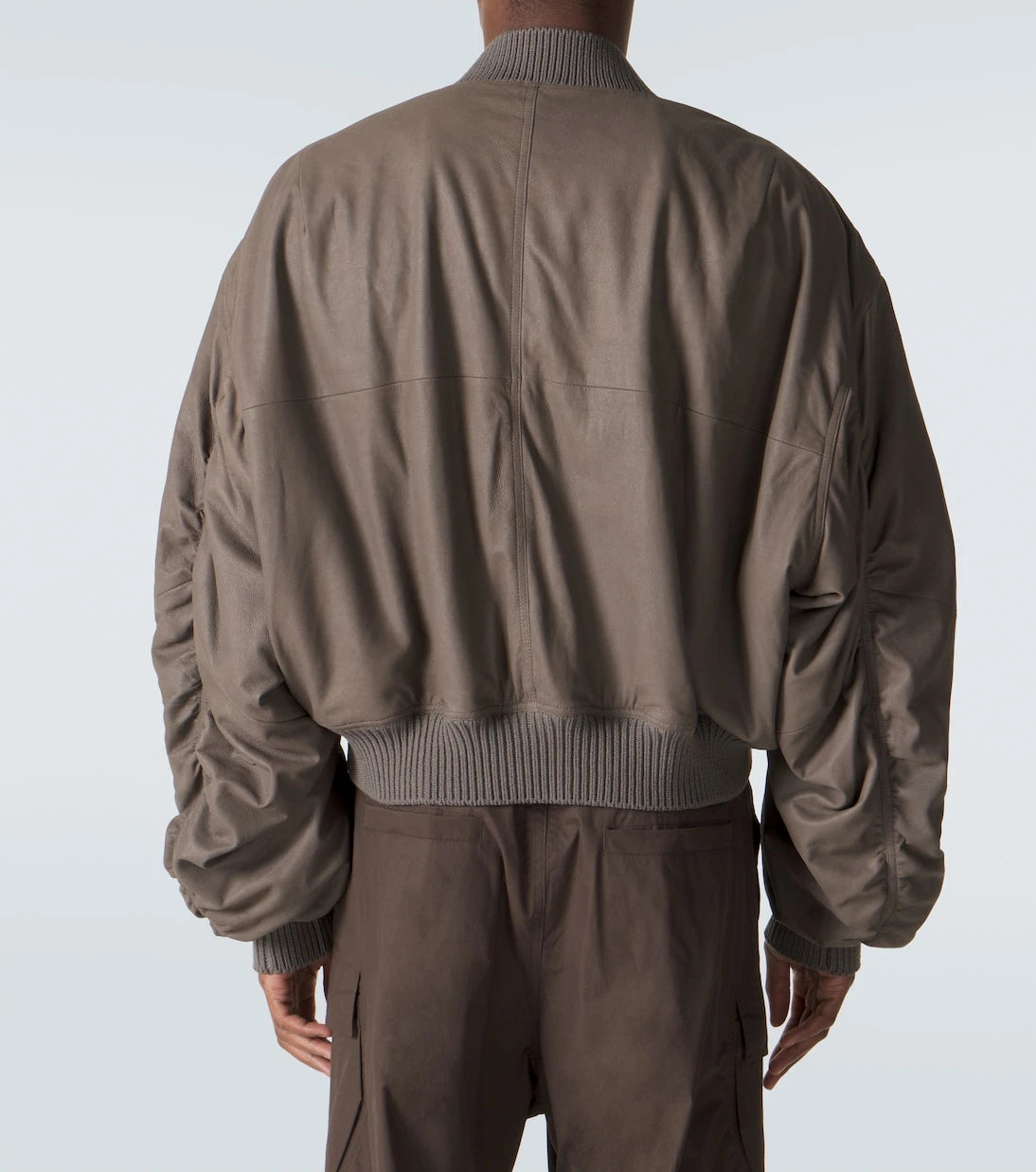 Rick Owens - Secchia Flight leather bomber jacket
