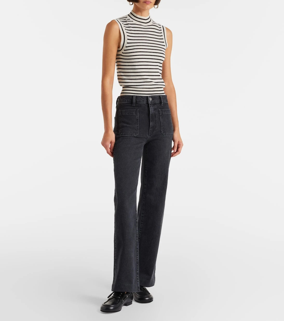 Frame - Arrow high-rise bootcut jeans