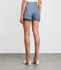 Posse Blue Linen Thea Tailored Shorts