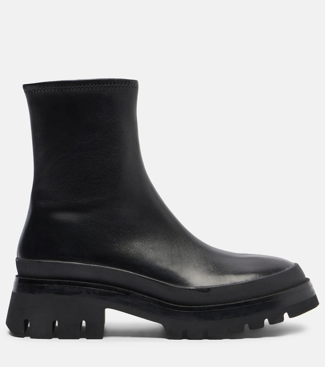 Khaite - Fallon 35 leather ankle boots