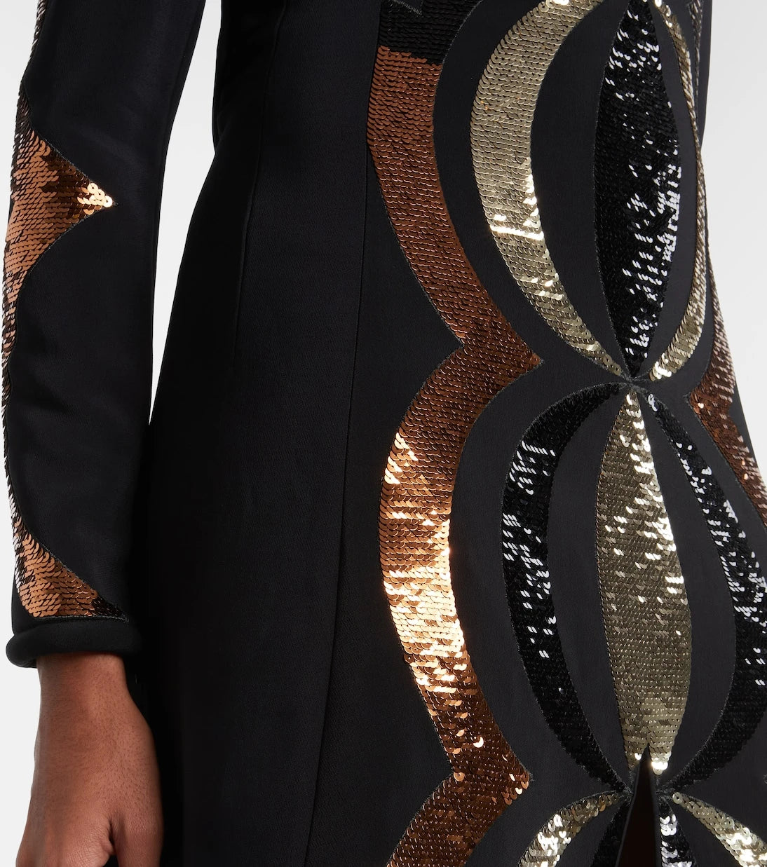 Pucci - Sequined open-back gown