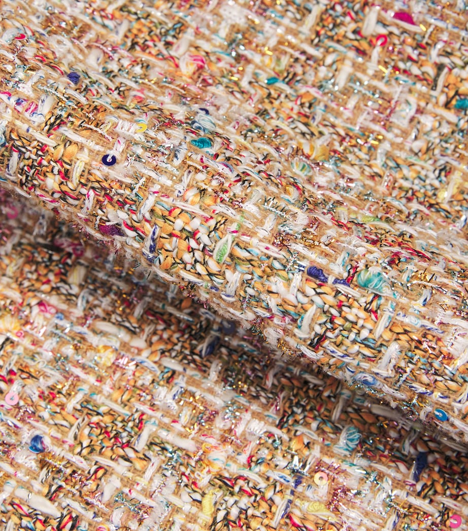 Beige Bouclé Randi Mini Dress