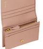 Prada Nude Small Saffiano Leather Bifold Wallet