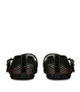 Alaïa Black Leather Mesh Ballet Flats