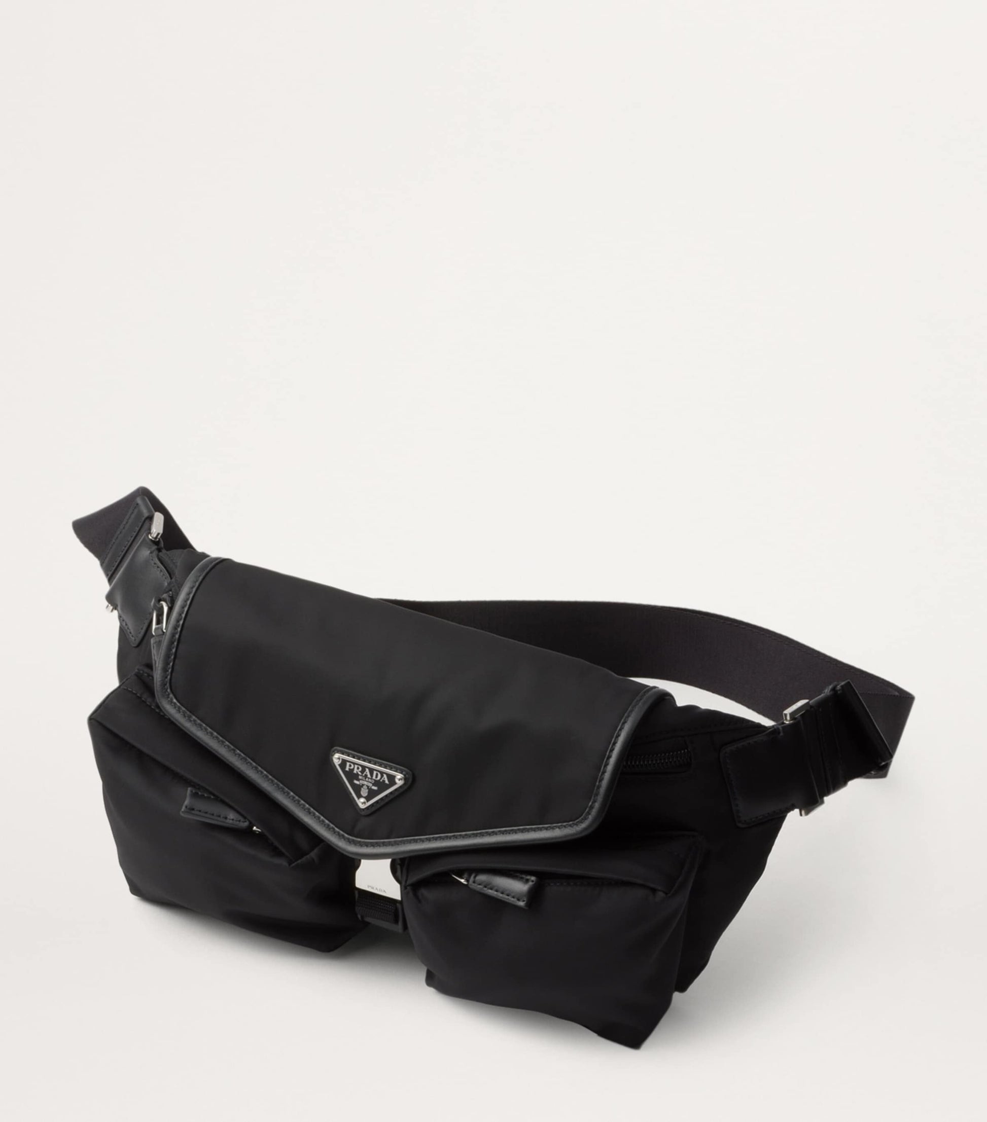 Prada Small Re-Nylon and Calf Leather Belt Bag