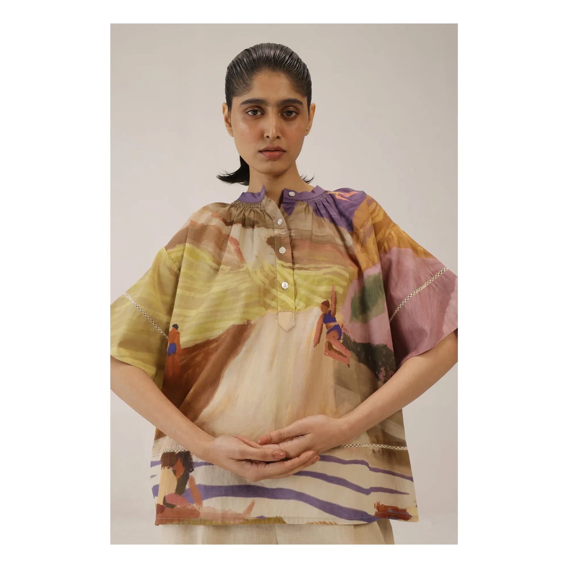 CORD - Chalet blouse | Purple