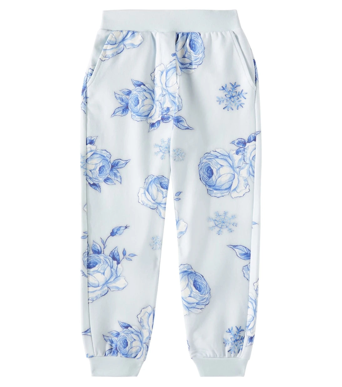 Monnalisa - Floral cotton-blend sweatpants