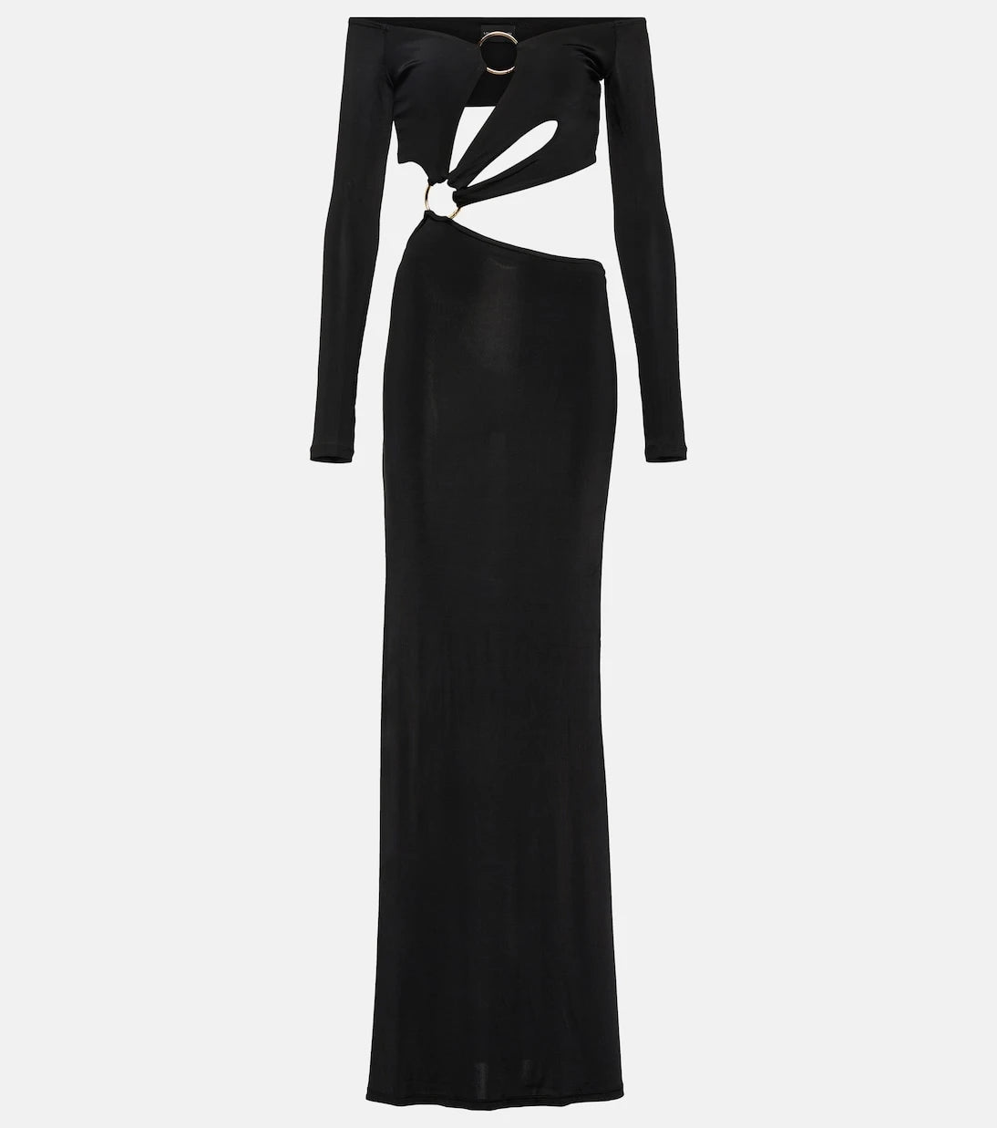 Louisa Ballou - Cutout jersey maxi dress