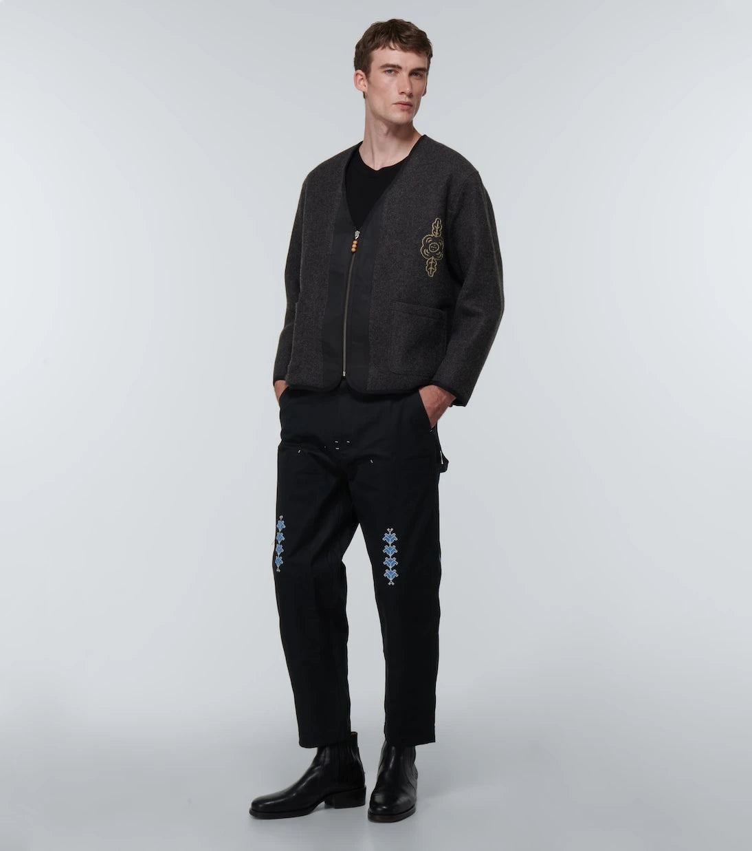 Adish - Embroidered wool jacket