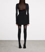 Balenciaga Black Hourglass Mini Skirt