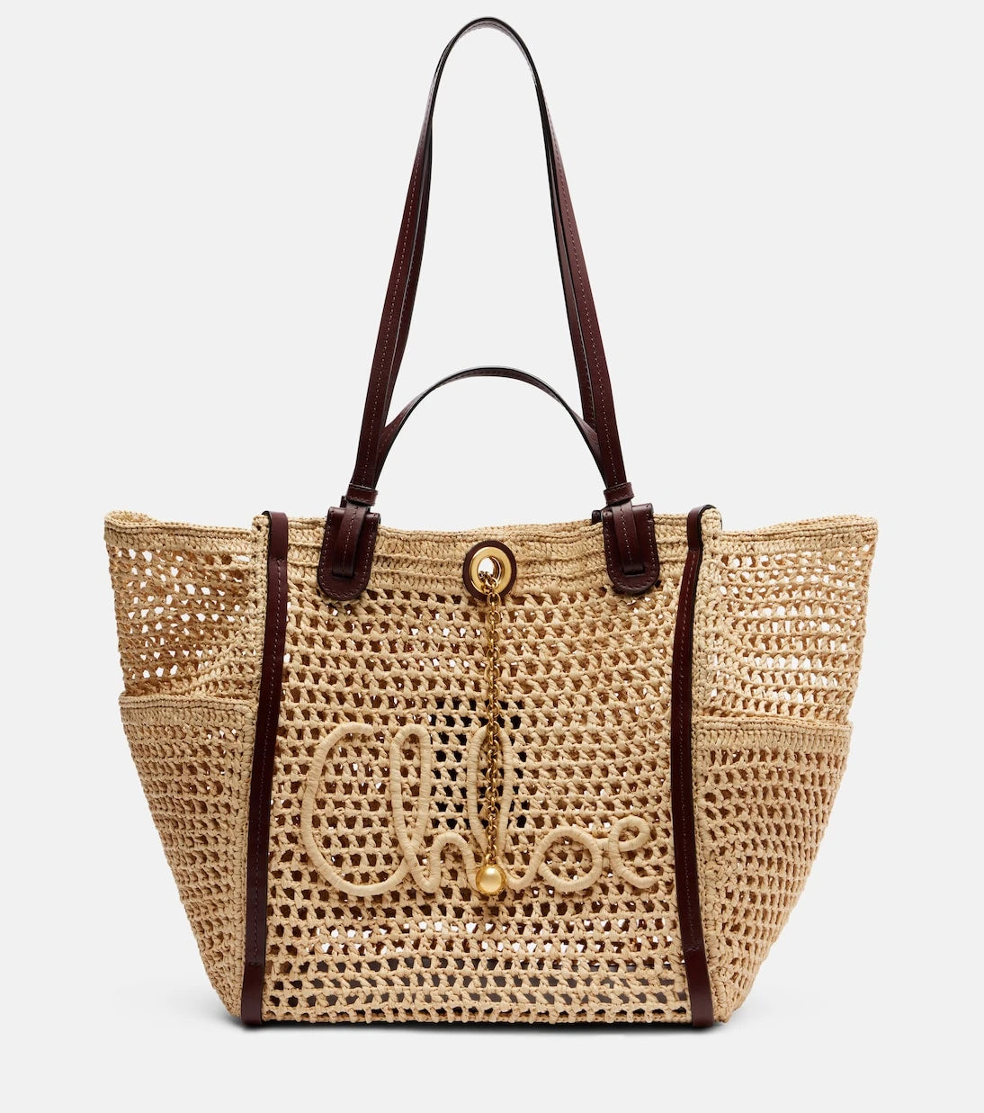 Chloé - Iconic Large raffia tote bag