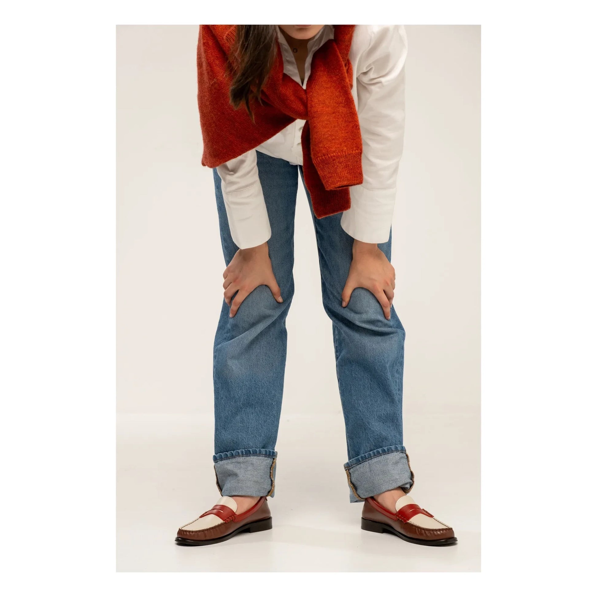 Lachoix - Penny Tricolor Loafers | Brown