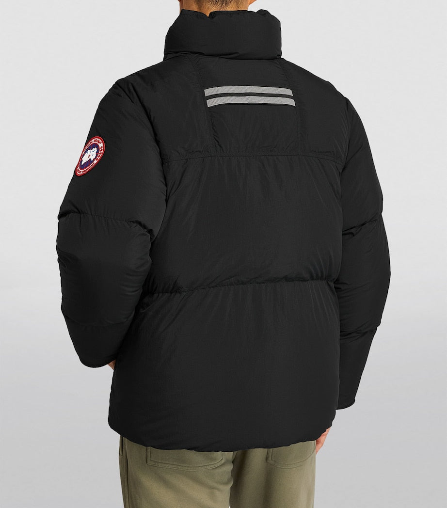 Black Lawrence Puffer Jacket