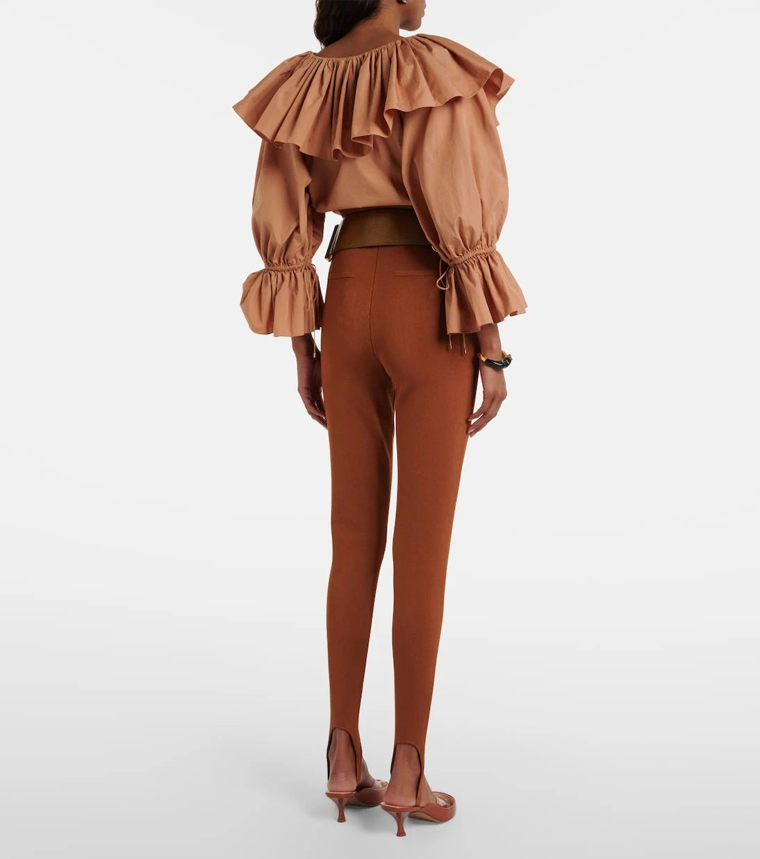 Chloé - High-rise stirrup leggings