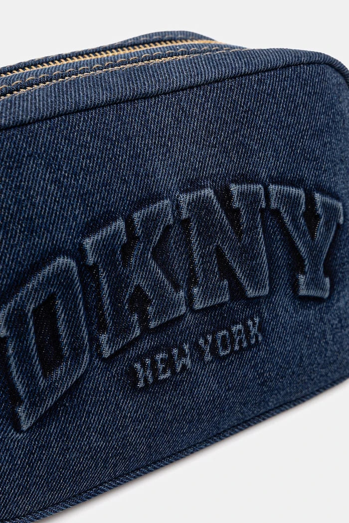 DKNY kadın denim crossbody çanta