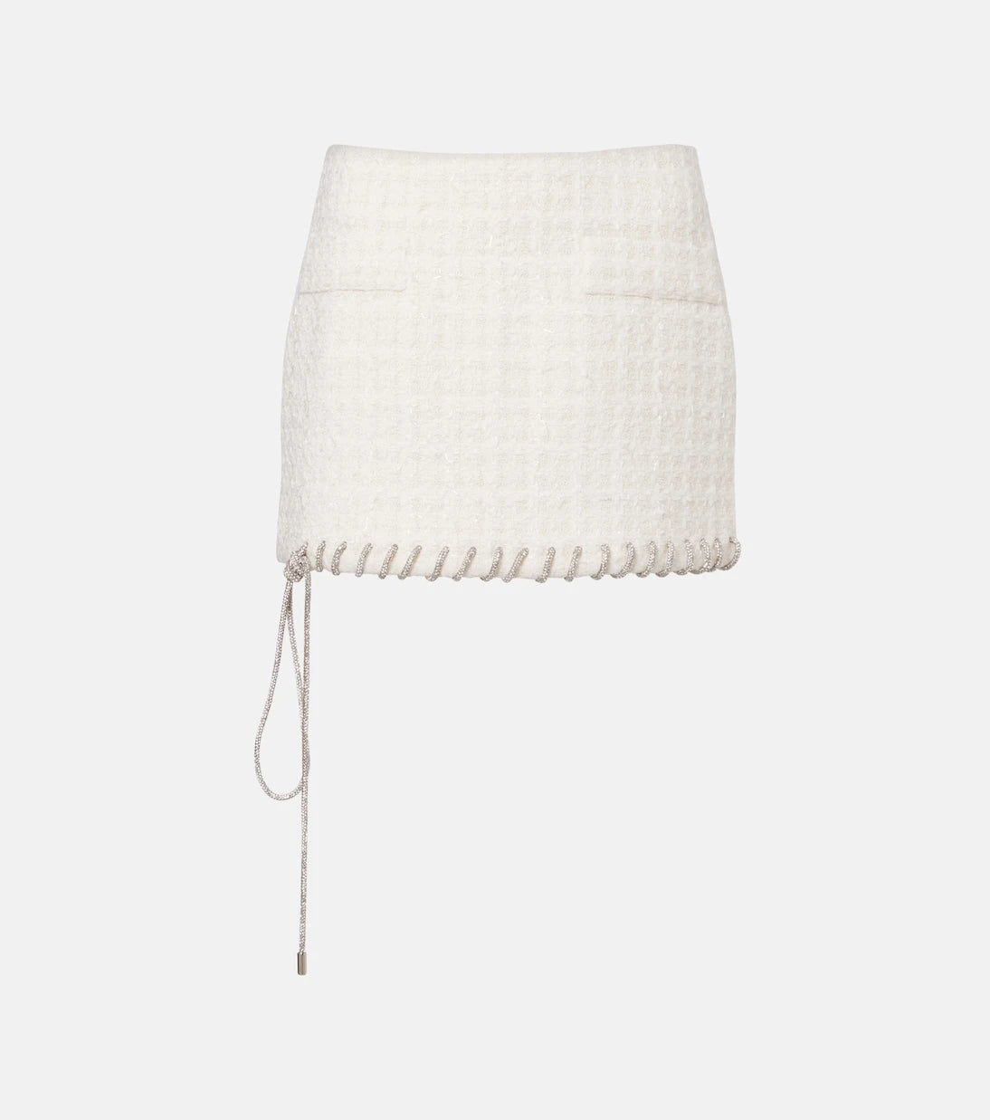Area - Embellished tweed miniskirt