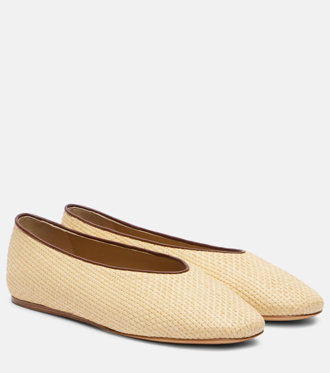 Le Monde Béryl - Regency raffia ballet flats