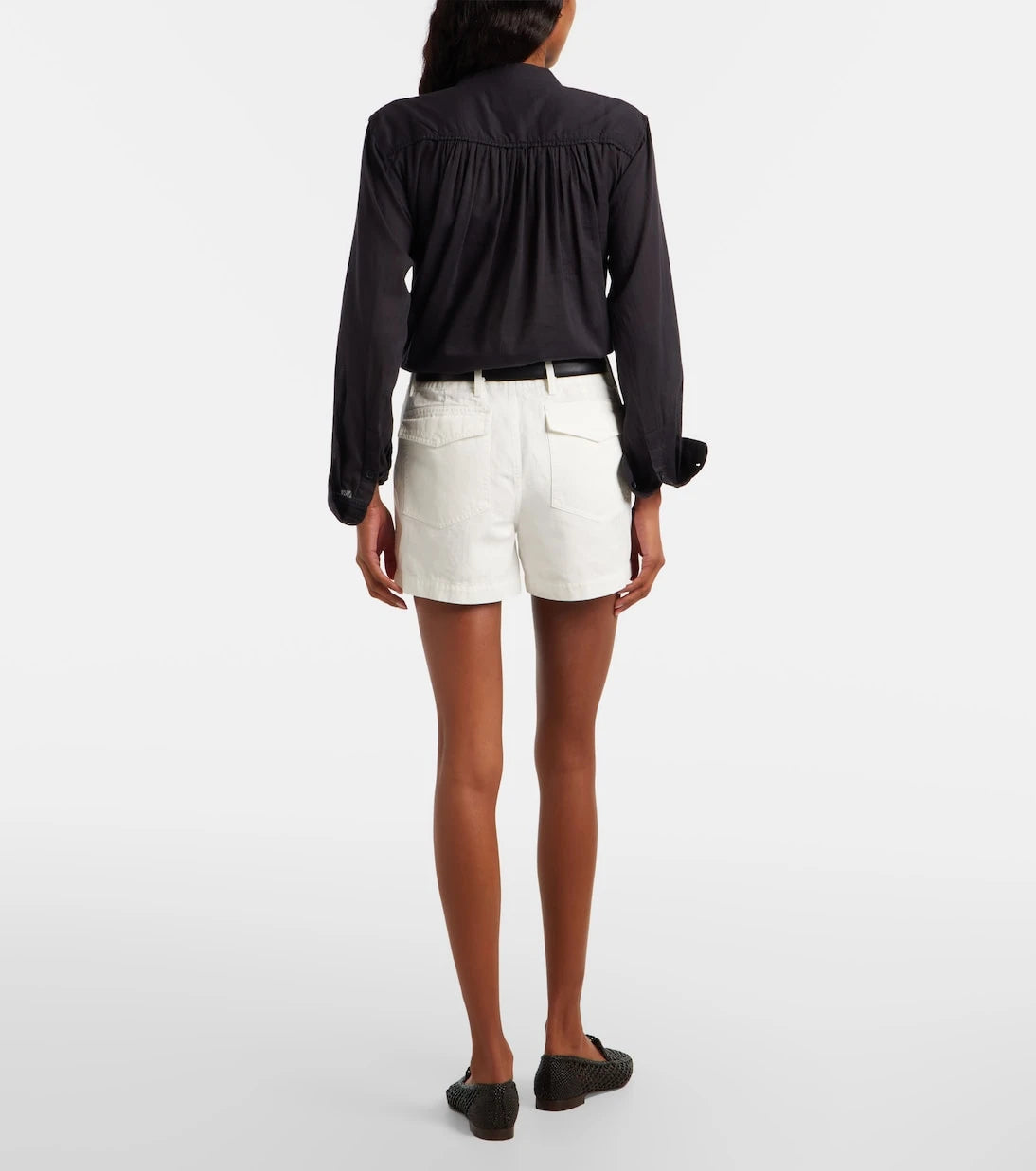 Nili Lotan - Utility cotton shorts