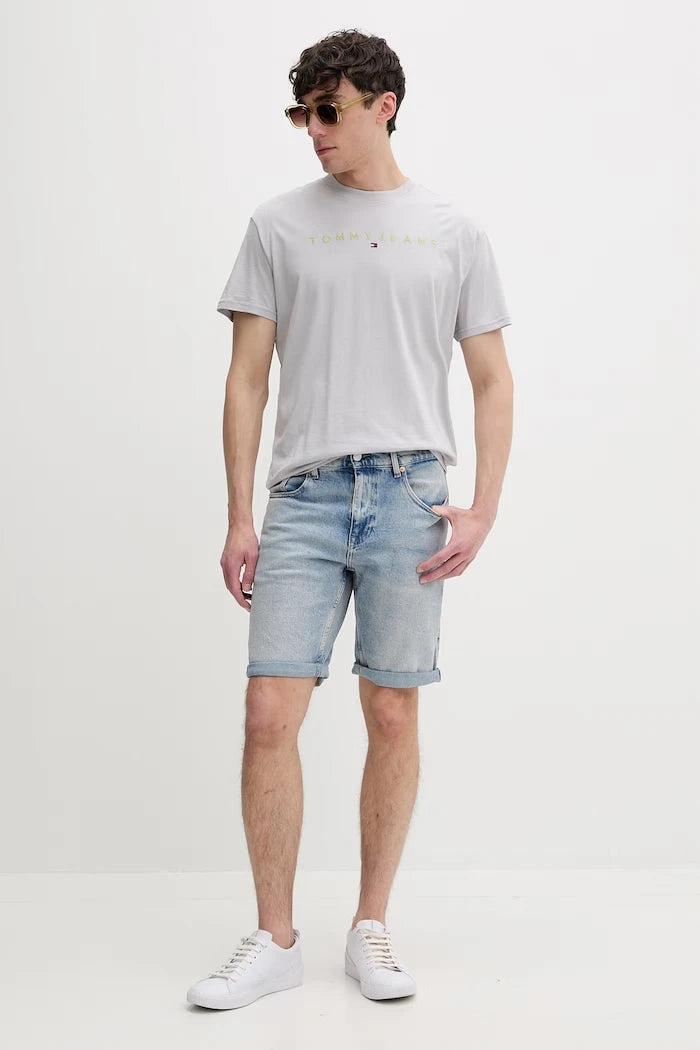 Tommy Jeans къс панталон мъжки от деним