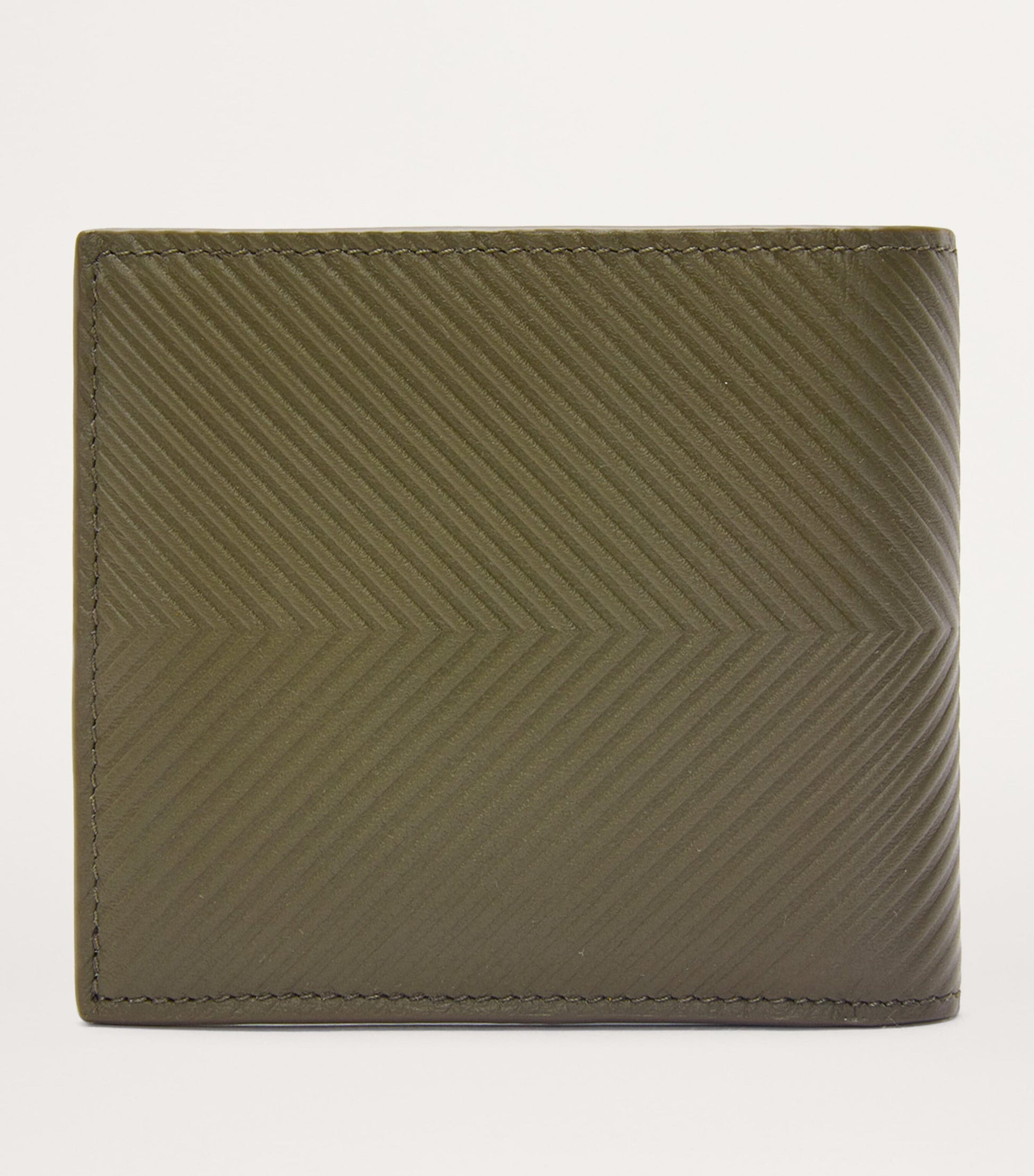 Textured Leather Bifold Wallet