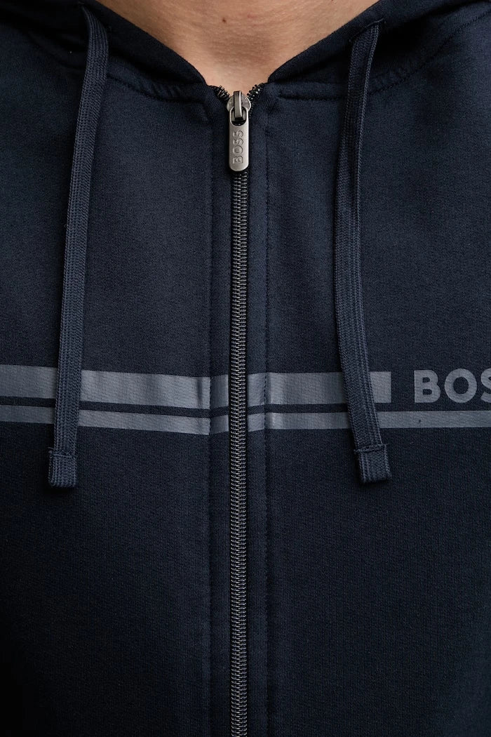 BOSS erkek pamuklu ev içi sweatshirt Authentic Jacket H