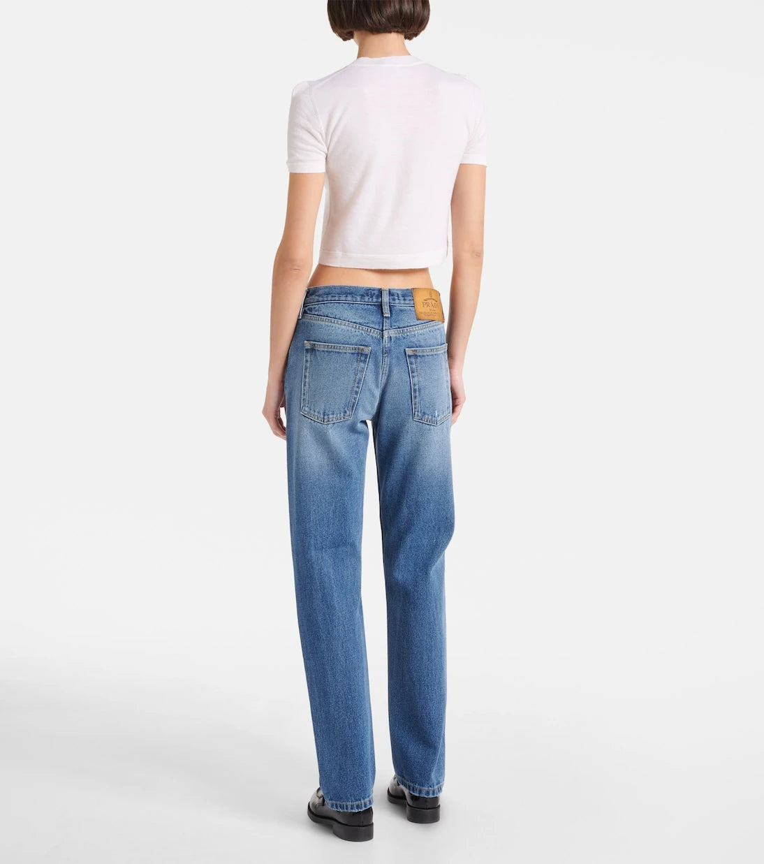 Prada - Mid-rise straight jeans