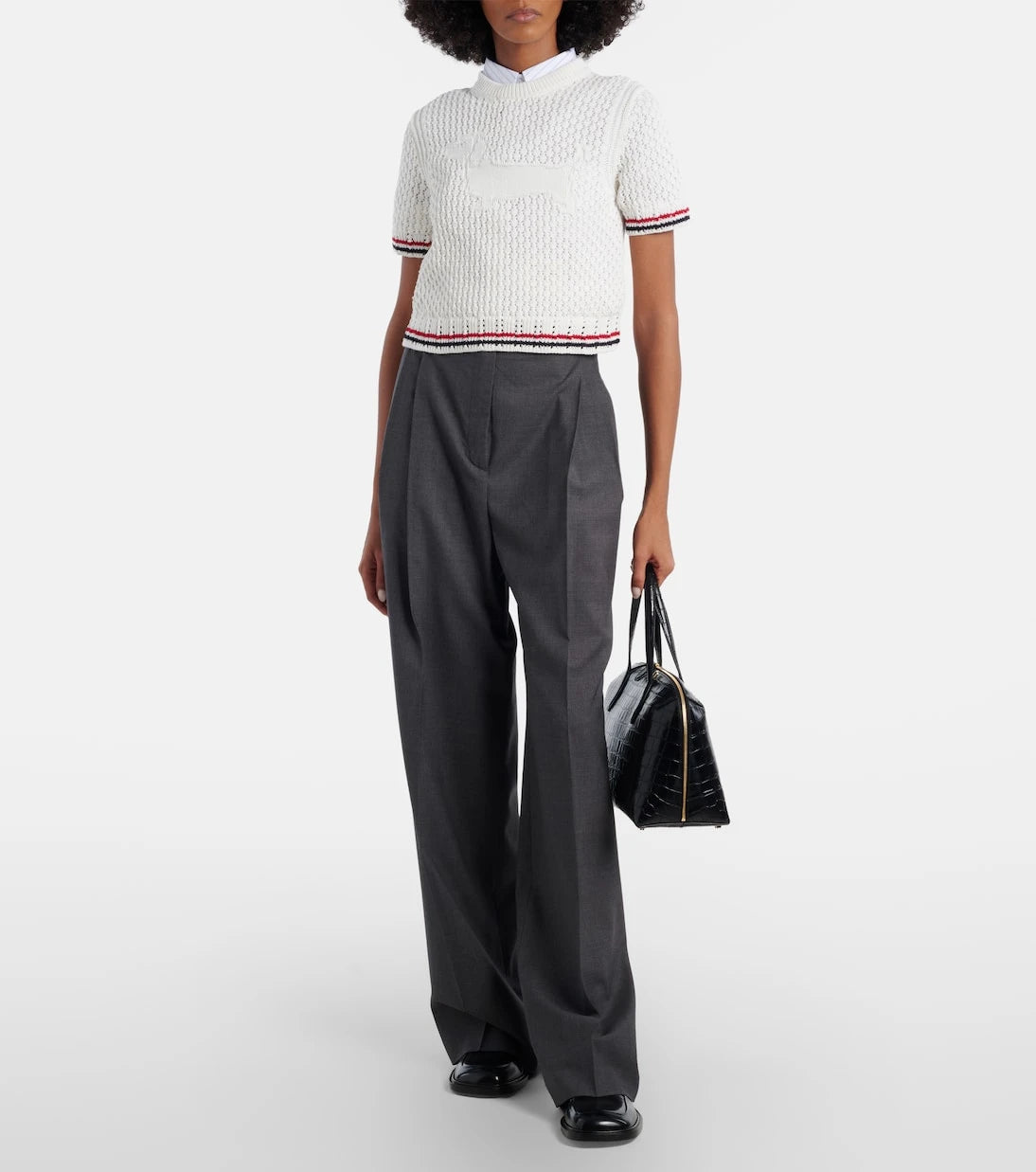 Thom Browne - Jacquard cotton sweater