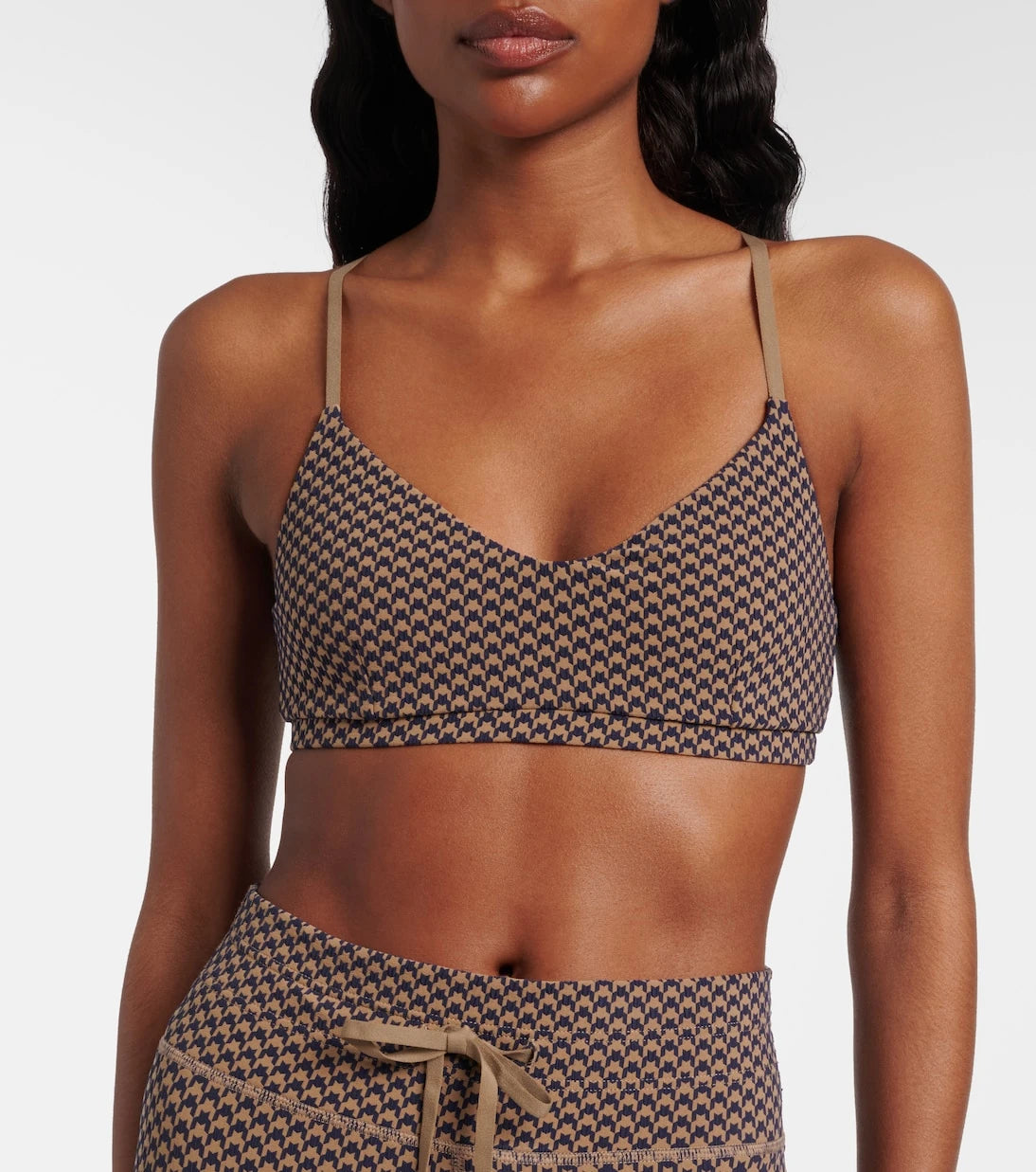 The Upside - Zoe houndstooth sports bra