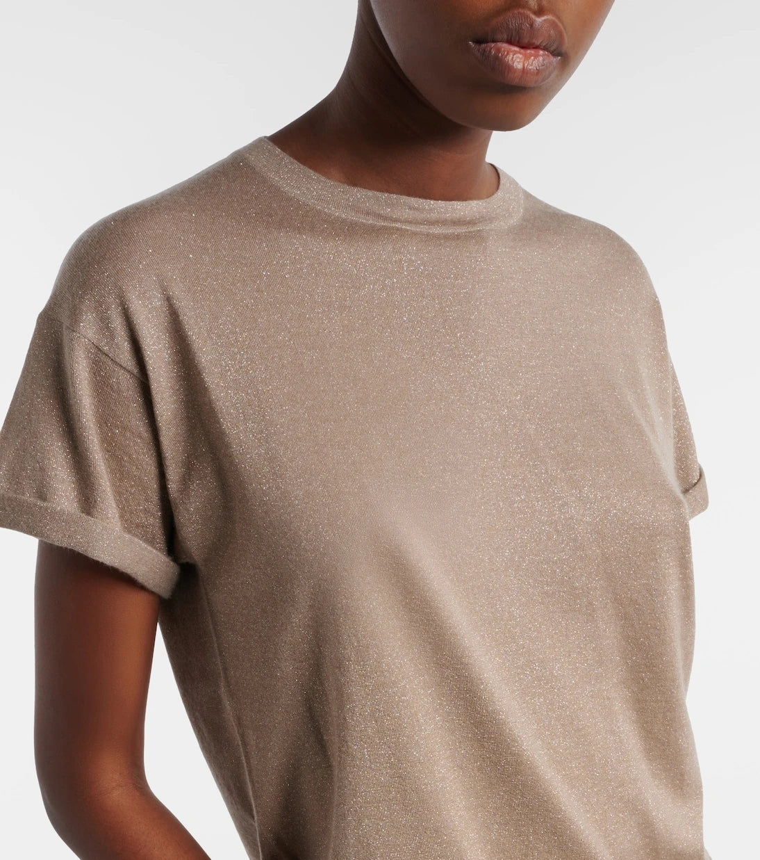 Brunello Cucinelli - Cashmere and silk-blend T-shirt