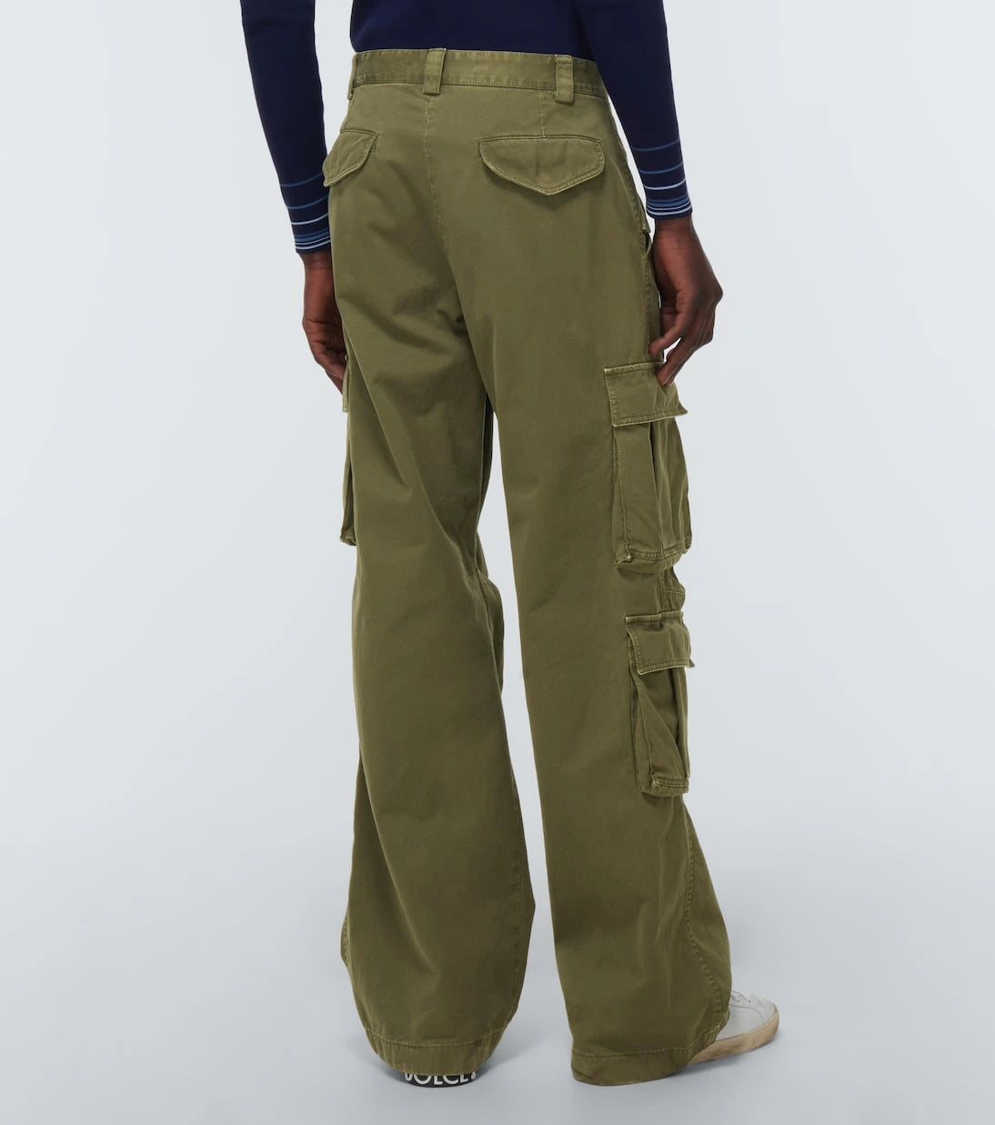 Dolce&Gabbana - High-rise cotton cargo pants