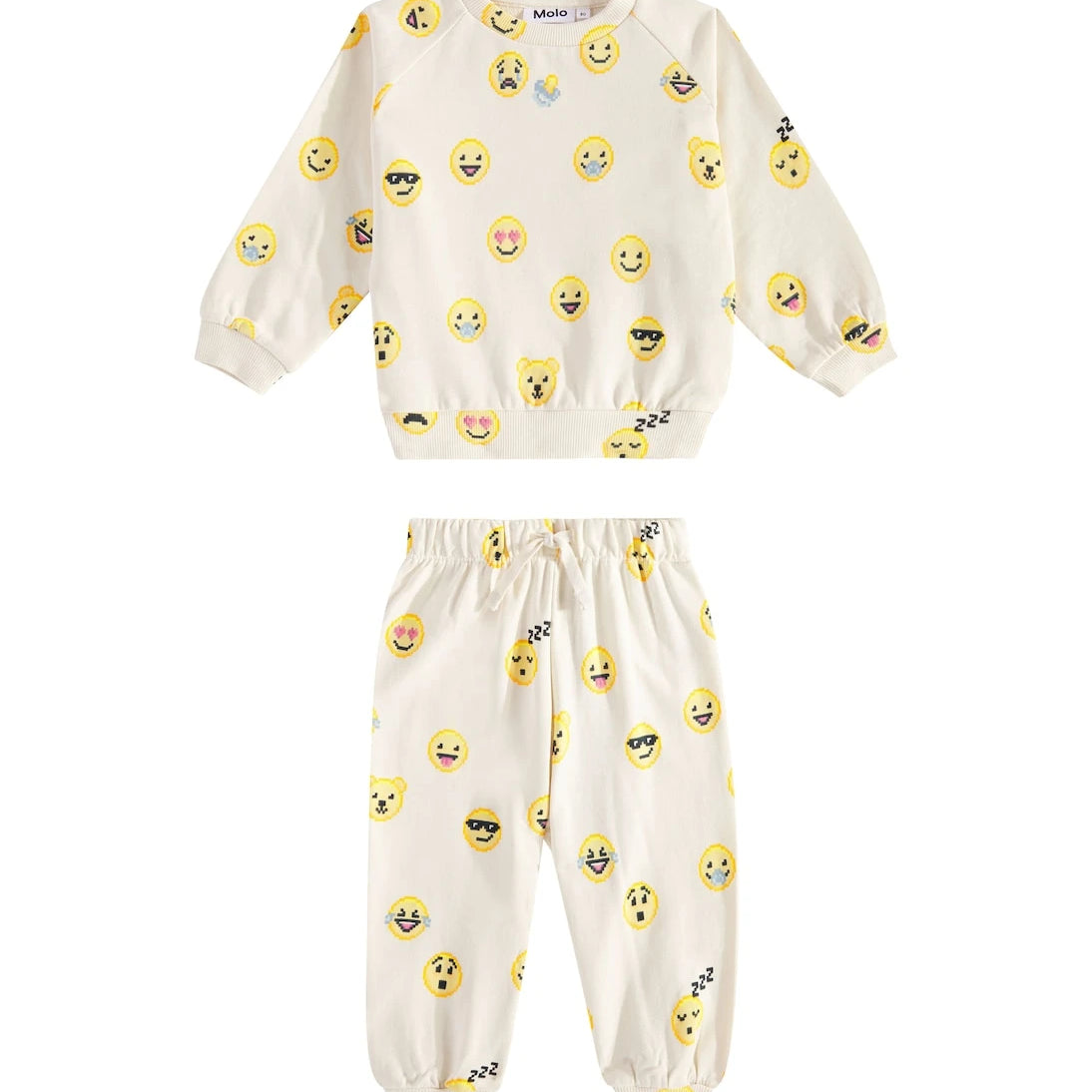 Molo - Baby Simeon jersey sweatshirt and sweatpants set