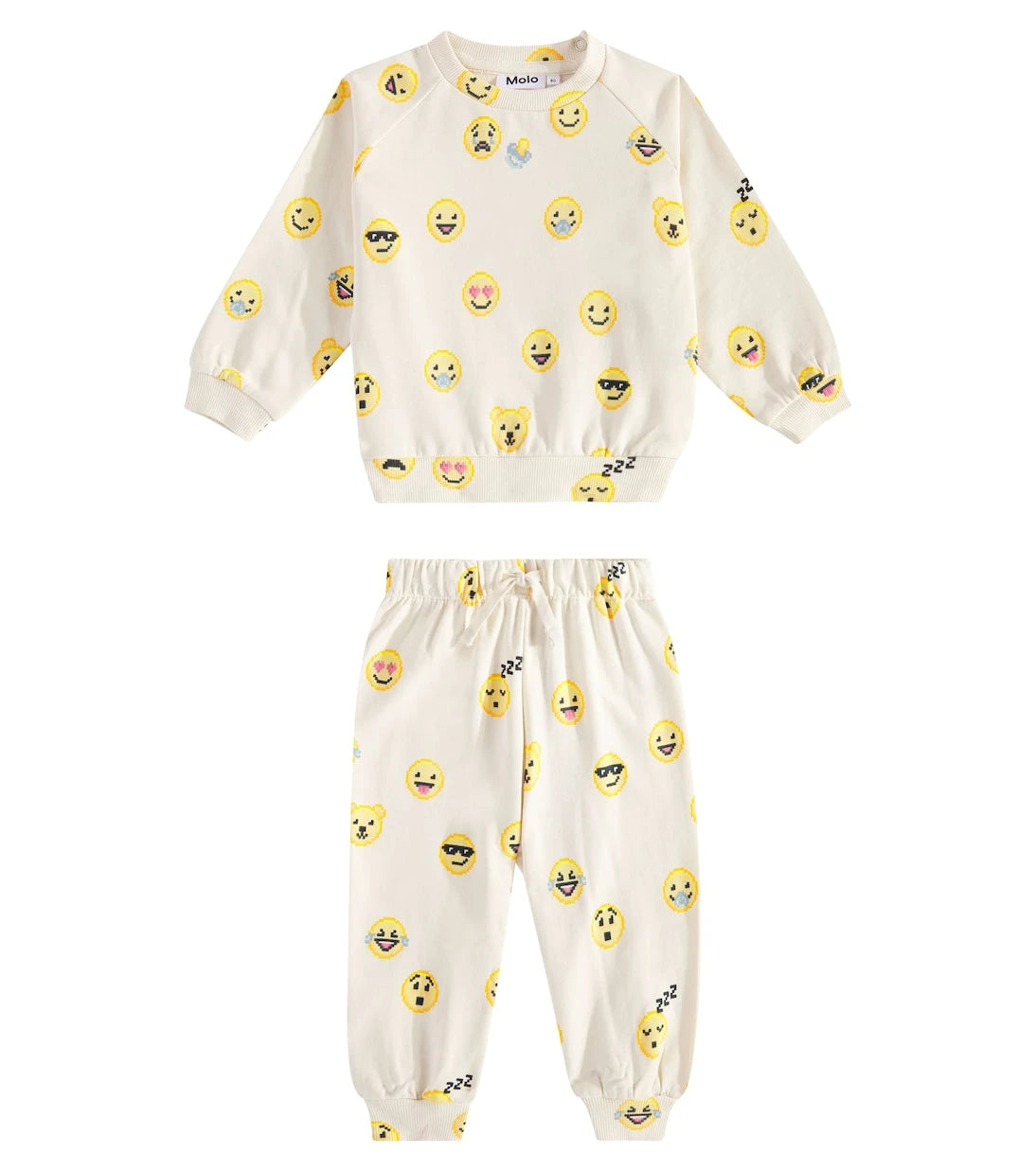 Molo - Baby Simeon jersey sweatshirt and sweatpants set