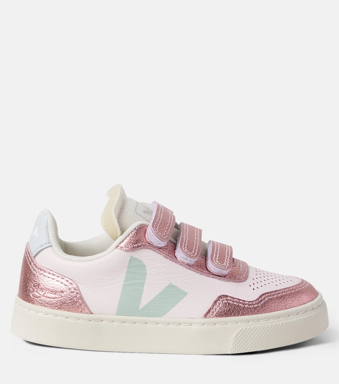 Veja Kids - x Bonpoint V-90 leather sneakers