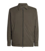 Green Water-Resistant Ecoage Bomber Jacket