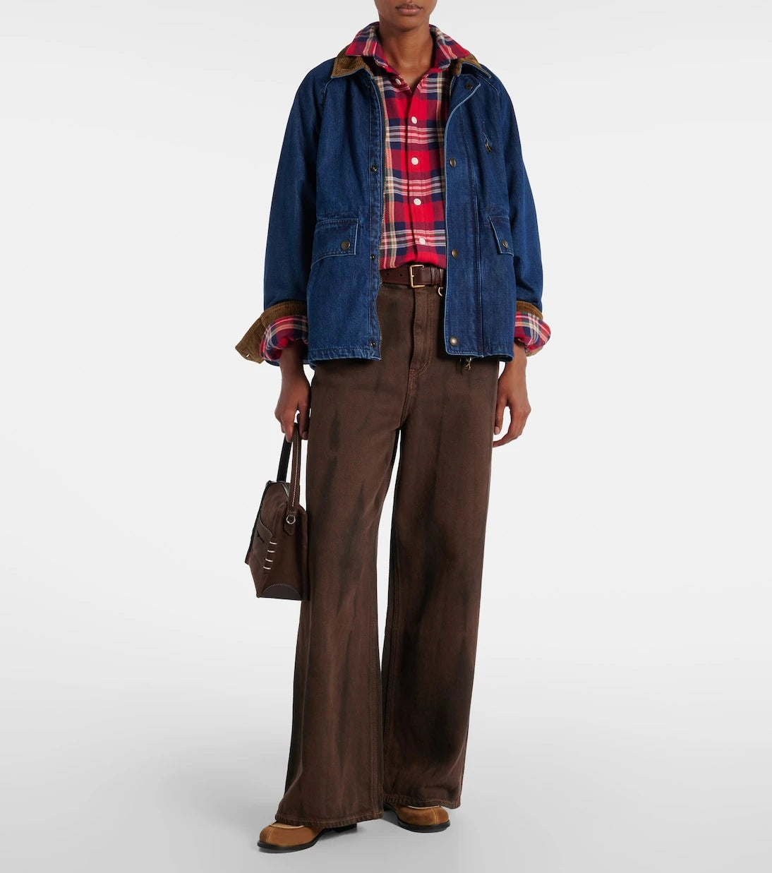 Polo Ralph Lauren - Corduroy-trimmed denim jacket