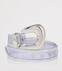 Bubble PVC Patent Leather Belt