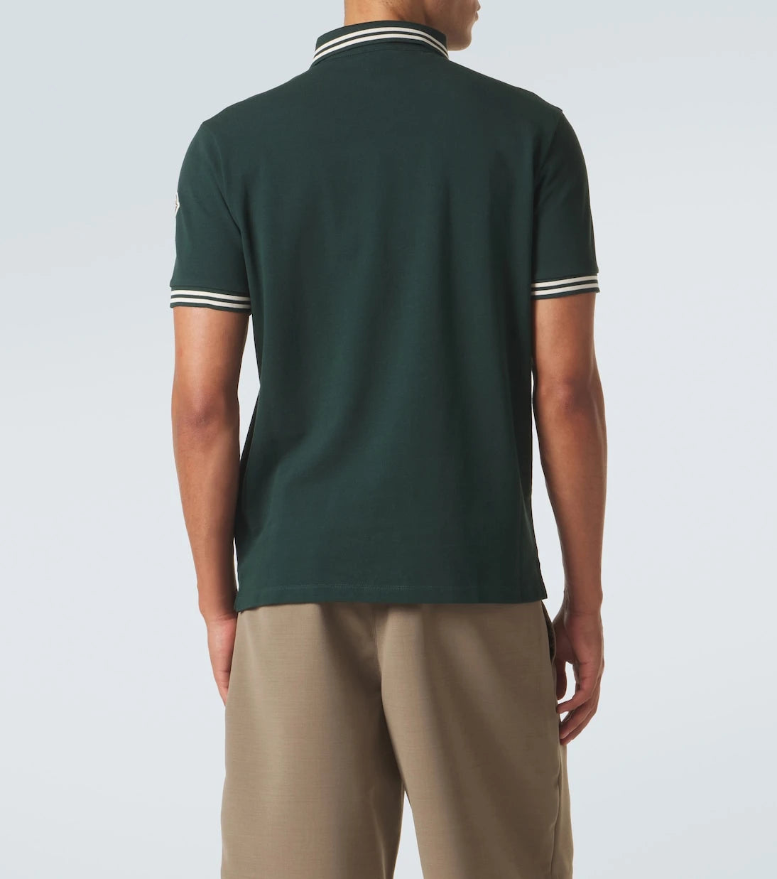 Moncler - Cotton piqué polo shirt