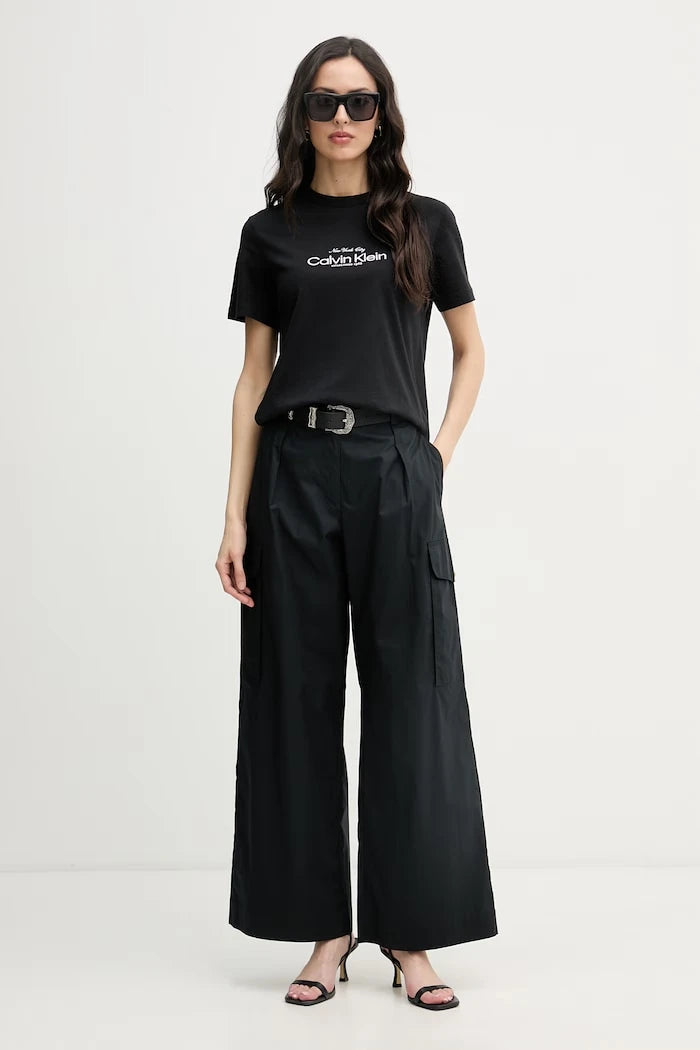 Calvin Klein Jeans тениска дамска от памук