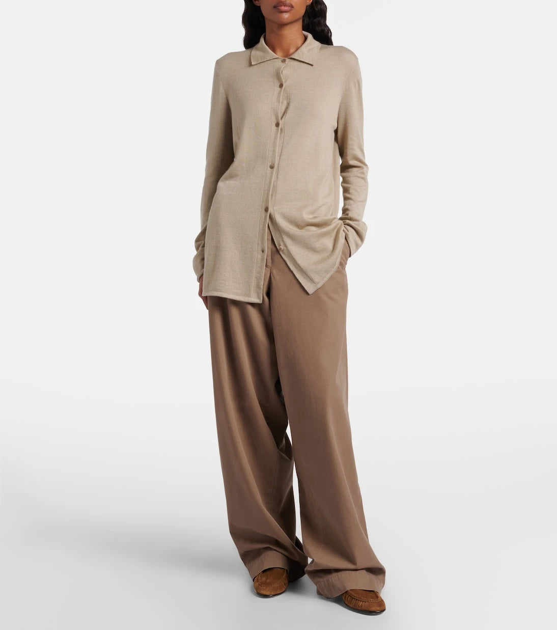The Row - Soft Mocassin Two suede loafers
