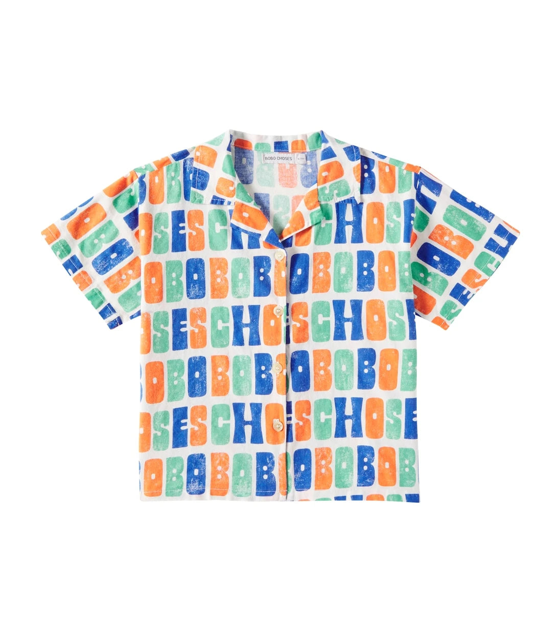 Bobo Choses - Logo printed cotton shirt